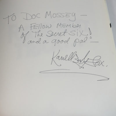 For My Next Trick: Karrell Fox autographed to Doc Mossey: 1986 - Image 2