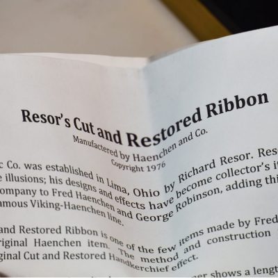 Resor’s Cut and Restored Ribbon from Haenchen Magic (George Robinson) never used! - Image 6