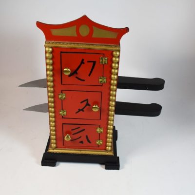 Vintage Massey Chinese Flame Clock circa 1960