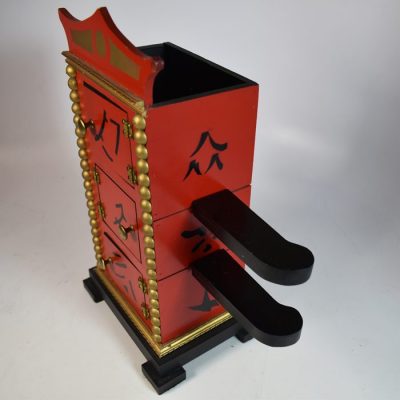Vintage Massey Chinese Flame Clock circa 1960 - Image 3