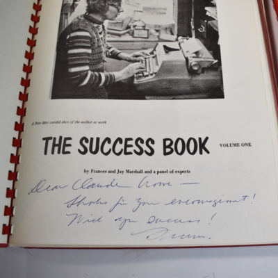 The Success Books by Magic Inc.: autographed by Frances Marshall - Image 2
