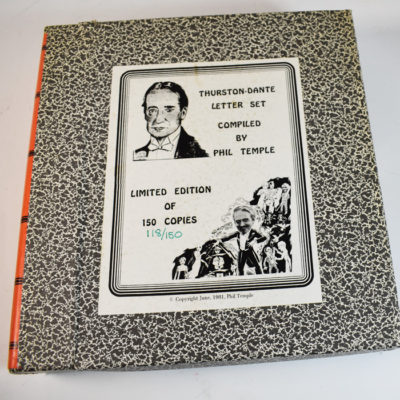 Thurston-Dante Letter Sets: Phil Temple