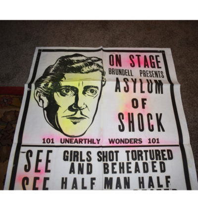 Brundell Asylum Poster: Spook Show 1950’s. - Image 2