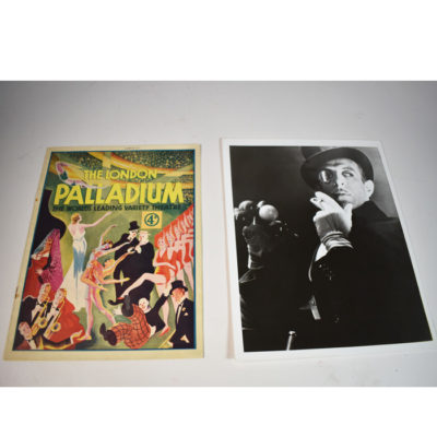 Cardini at the Palladium program: 1932 with photo