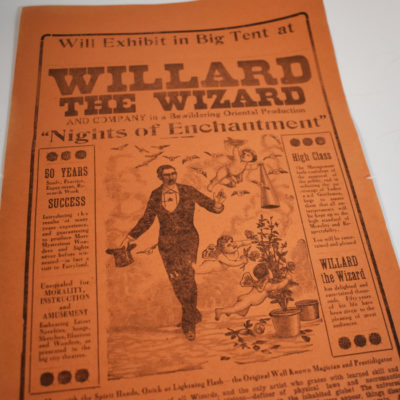 Original Willard the Wizard Signed photo, business card and poster - Image 4