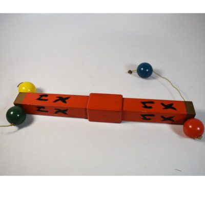 Vintage Wood Pom Pom Stick - Image 2
