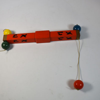 Vintage Wood Pom Pom Stick - Image 3