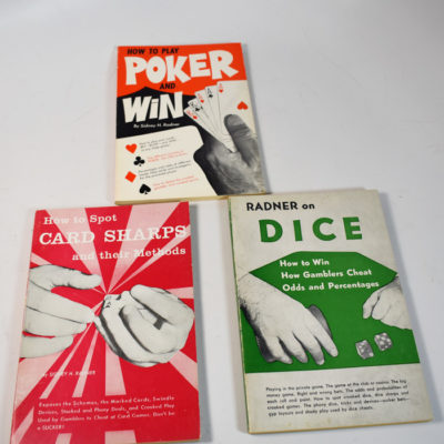 3 Crooked Gambling Books by Syd Radner 1957: two signed to Doc Mossey