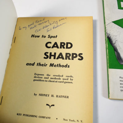 3 Crooked Gambling Books by Syd Radner 1957: two signed to Doc Mossey - Image 2