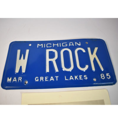 Will Rock Signed Photo and Personal License Plate - Image 2