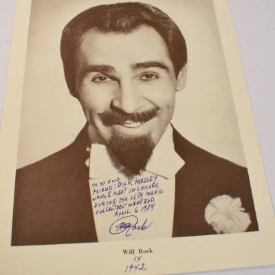 Will Rock Signed Photo and Personal License Plate - Image 3