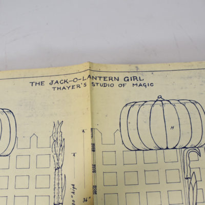 Direct from the original Thayer Files comes the Thayer Jack-O-Lantern Girl Workshop Plans - Image 4