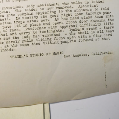 Direct from the original Thayer Files comes the Thayer Jack-O-Lantern Girl Workshop Plans - Image 5