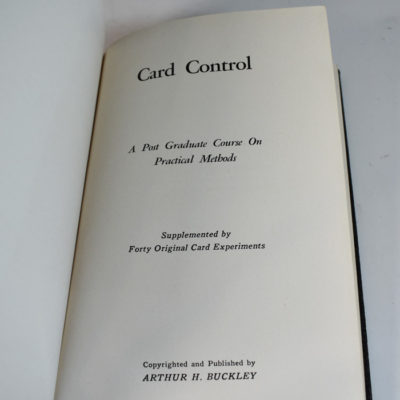 Card Control: Buckley 1946 first edition - Image 3