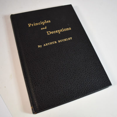 Principles and Deceptions 1948 first edition autographed