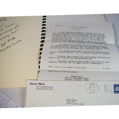 Ed Marlo Ten Hand Poker Stack: Warmly inscribed by Marlo signed twice copy #44 - Image 5