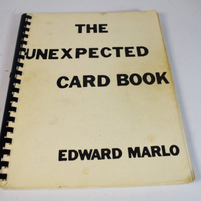 Ed Marlo Unexpected  Card Book 1974 #36 warmly inscribed with offer letter