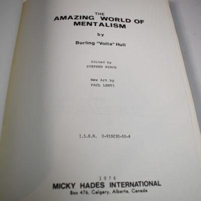 Amazing World of Mentalism Burling Hull/ Stephen Minch - Image 2
