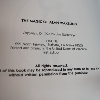The Magic of Alan Wakeling: Steinmeyer 1993 first edition - Image 2