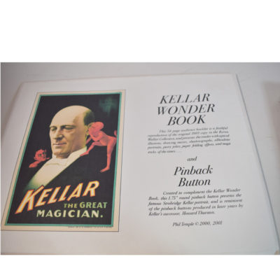 Kellar: A magicians Tour Revisited with Wonder Book and Pin back Button : Temple 2000 - Image 2
