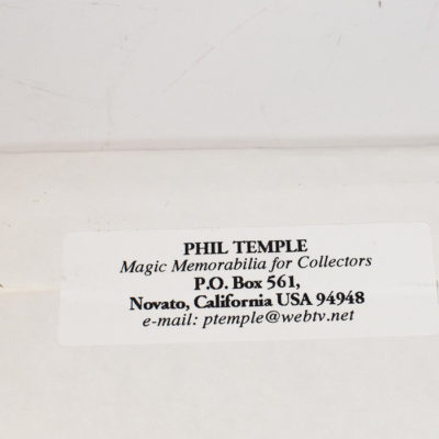 Kellar: A magicians Tour Revisited with Wonder Book and Pin back Button : Temple 2000 - Image 3