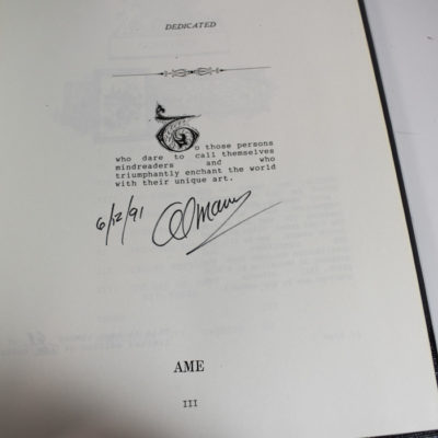 The Purloined Thought:  Al Mann signed by Mann #68 of only 200 - Image 2