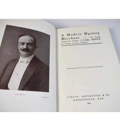 A Modern Mystery Merchant: Carl Hertz 1924 - Image 3