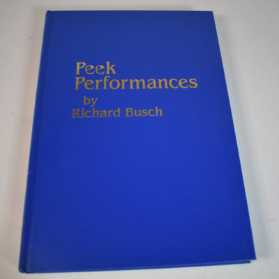 Peek Performances: Richard Busch autographed 2001