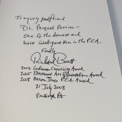 Peek Performances: Richard Busch autographed 2001 - Image 3