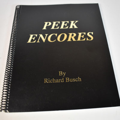 Peek Encore Richard Busch 2003 autographed