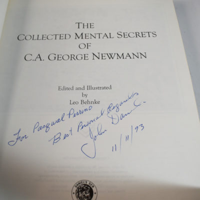 Collected Mental Secrets From The Famous Newmann Library: #219 of 250: inscribed - Image 2