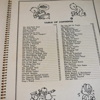 The Bunco Book 1946 Walter Gibson: cleverly signed by Gibson: the lowdown on cheats and scams of carnival games etc.tcc - Image 5