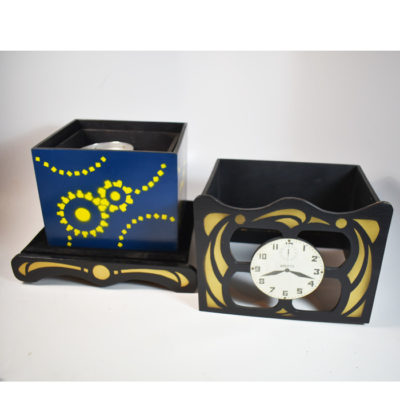 Abbot Clock Cabinet: early clockwork version circa 1940’s - Image 3
