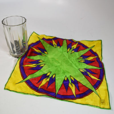 Vintage Flash Silk Glass