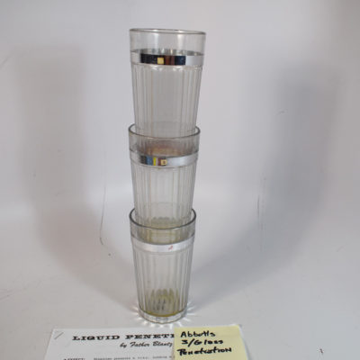 Vintage Glass Liquid Penetration