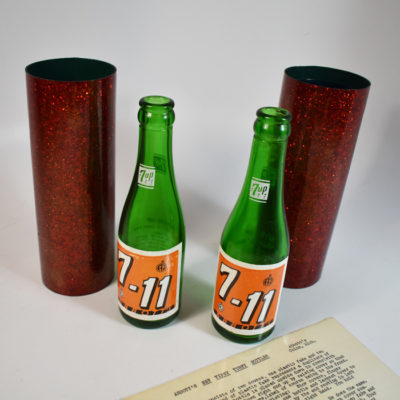 Vintage Abbott  Tipsy Turvy Bottles with Glitter Finished Tubes: scarce circa 1950's