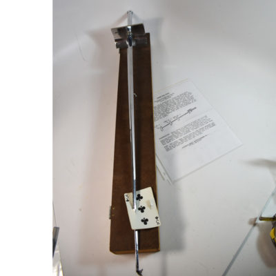 Conley Card Sword: circa 1950 with case
