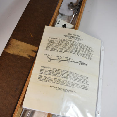 Conley Card Sword: circa 1950 with case - Image 4