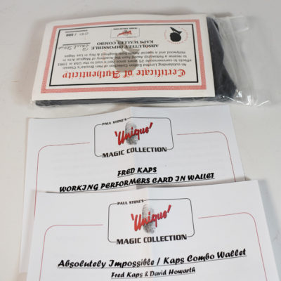 Absolutely Impossible/Kaps Wallet: Paul Stone's Unique Magic Limited Edition #51 of 500: new old stock! - Image 6