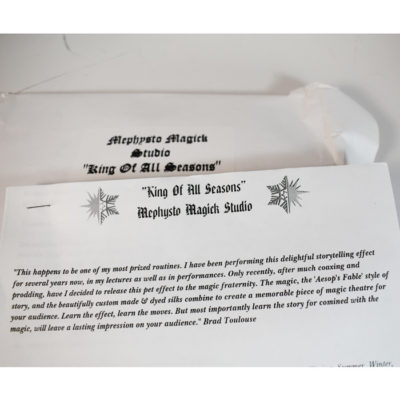 King of All Seasons: Mephysto Magick Studios: Brad Toulouse's wonderful routine: the original.  New! - Image 2