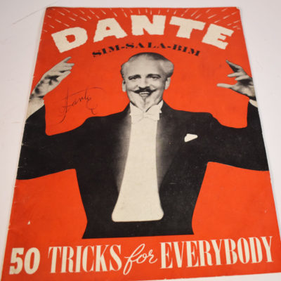 Dante Sim Sala Bim signed tour book and Playbill from 1949 Shubert - Image 2