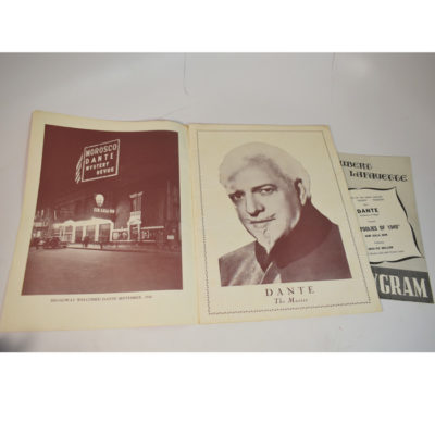 Dante Sim Sala Bim signed tour book and Playbill from 1949 Shubert - Image 4