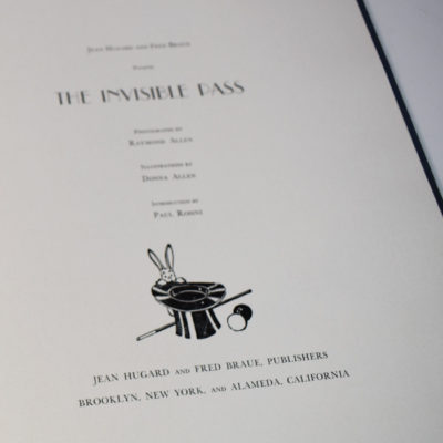 Invisible Pass Book from Hugard and Braue 1946: Self published - Image 2