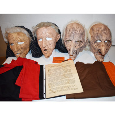 Abbott Vintage The Farmer and the Witch: Original Be Something Studios Hand Made Mask