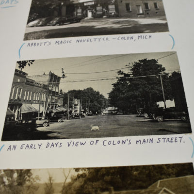 Abbott/Blackstone: Early Days Photos of Colon plus Blackstone Sr. 1961 Return to Get Together Flyer: All original! - Image 5