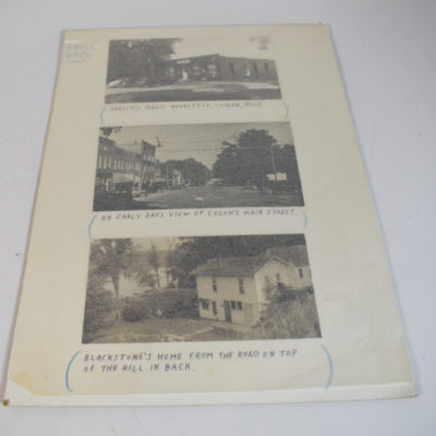 Abbott/Blackstone: Early Days Photos of Colon plus Blackstone Sr. 1961 Return to Get Together Flyer: All original! - Image 7