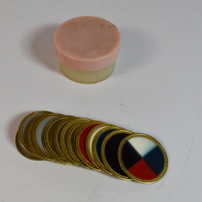 Vintage Abbott Chinese Coins effect