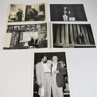 5 original 5x7 photos of Percy Abbott