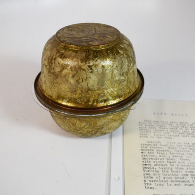Abbott Vintage Crackle Finish Rice Bowls circa 1940 - Image 2