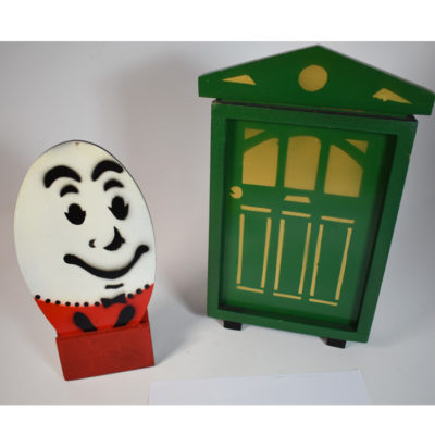 Early Humpty Dumpty: unusual crackle finish!